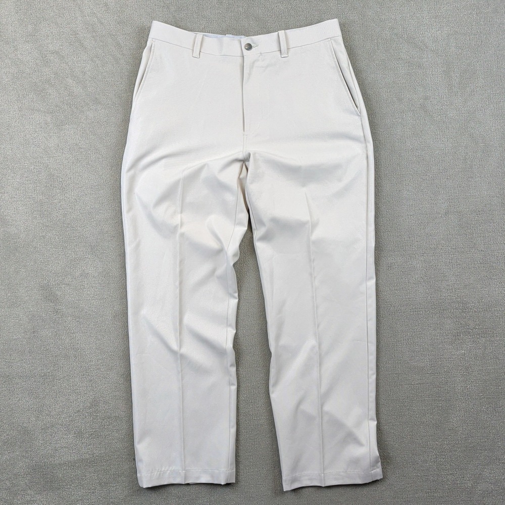 Callaway Golf Pants Mens 32x30 Beige Performance Flat Front Straight Leg Sport